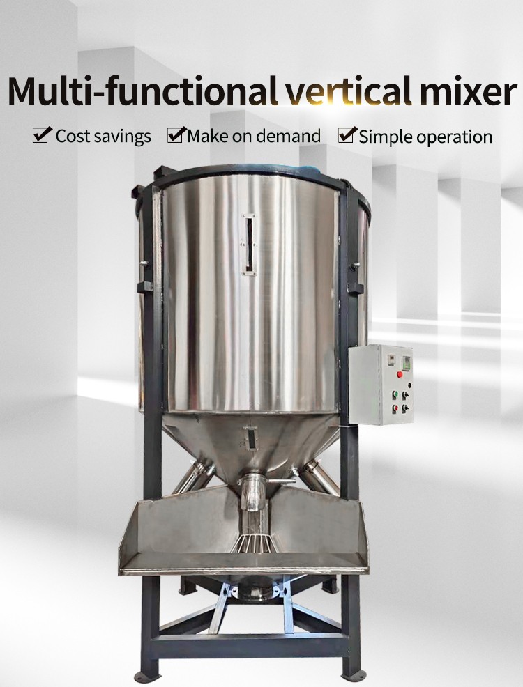 Vertical drying mixer