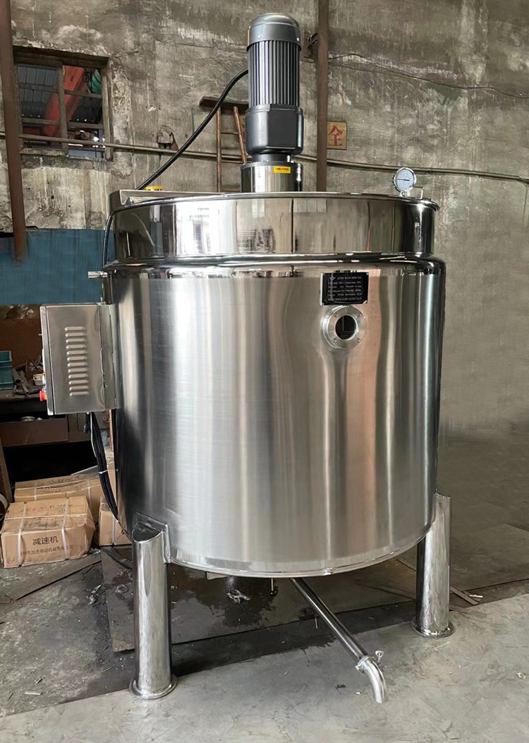 Double layer electric heating liquid mixing tank