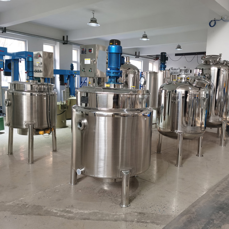 Double layer electric heating liquid mixing tank