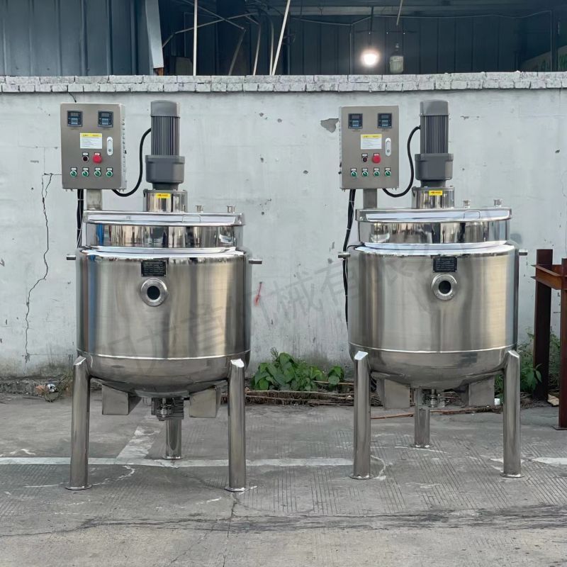 Double layer electric heating liquid mixing tank