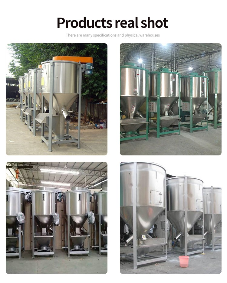 Stainless steel drying vertical mixer