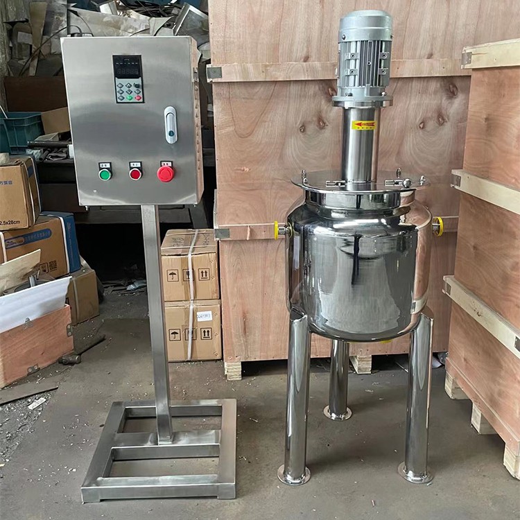 Stainless steel scraping wall mixing tank