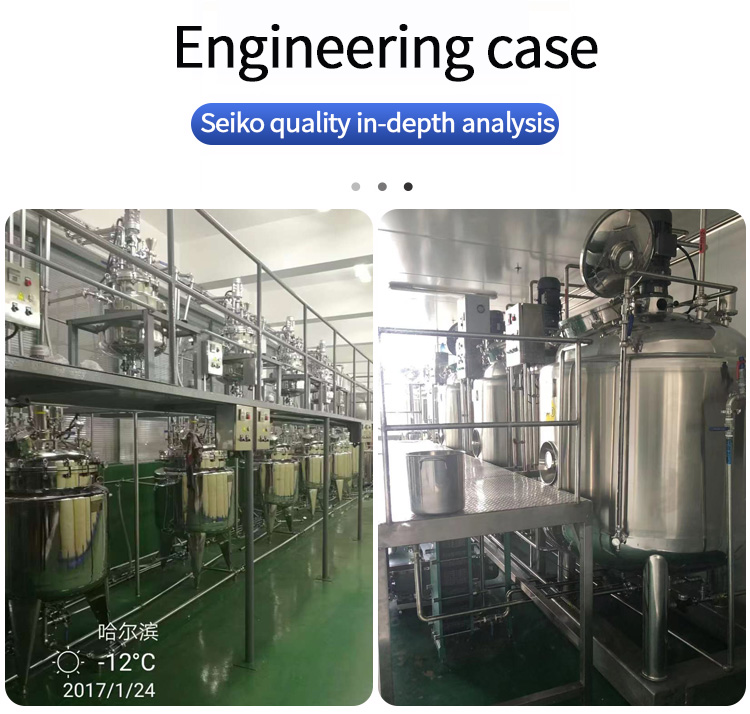 Low speed reaction kettle for chemical pigments