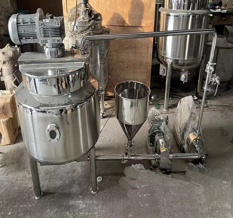 Stainless steel double-layer jacket mixing tank