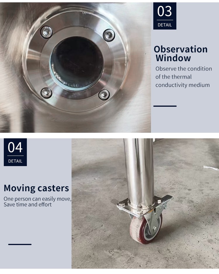 Double layer scraping wall stirring reactor