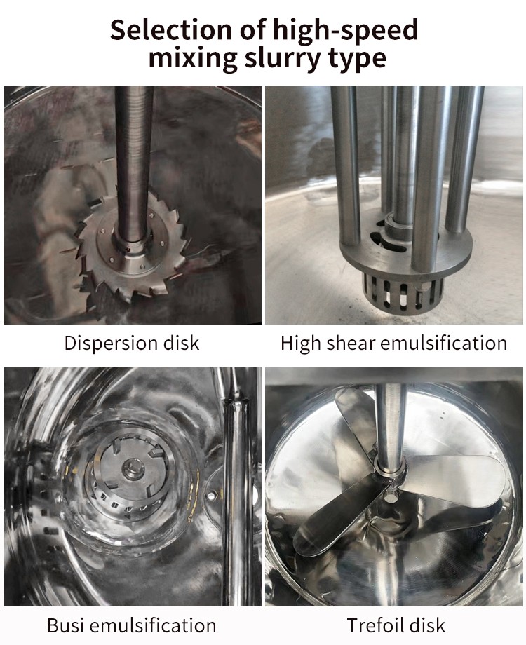 304 stainless steel electric heating mixing tank