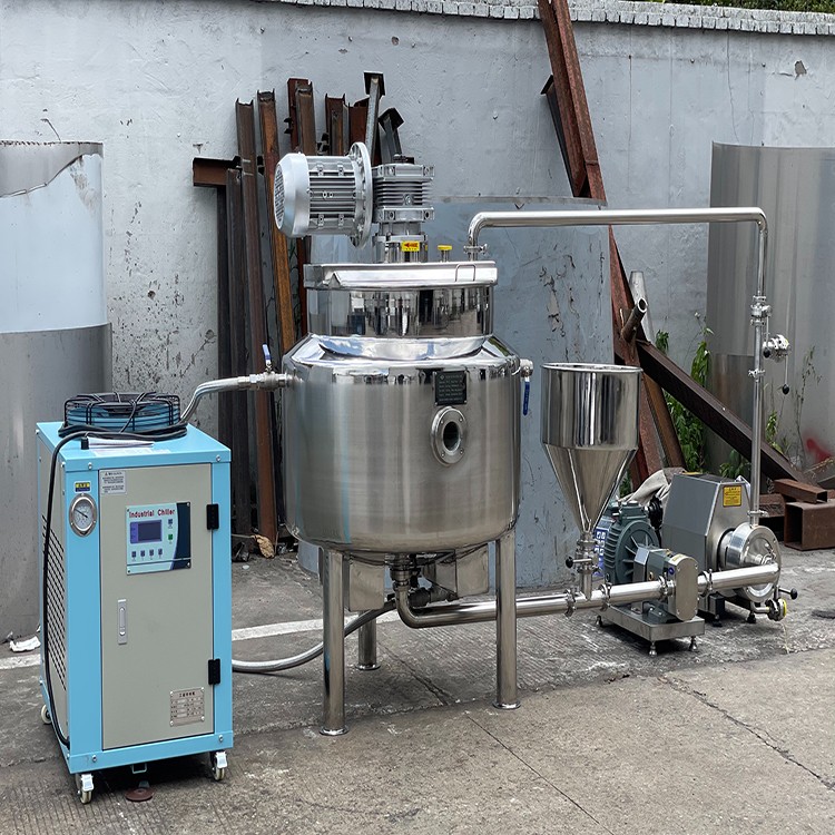 Stainless steel low-speed scraping wall mixing tank