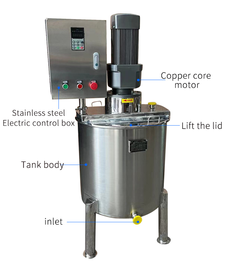 Low speed mixing tank