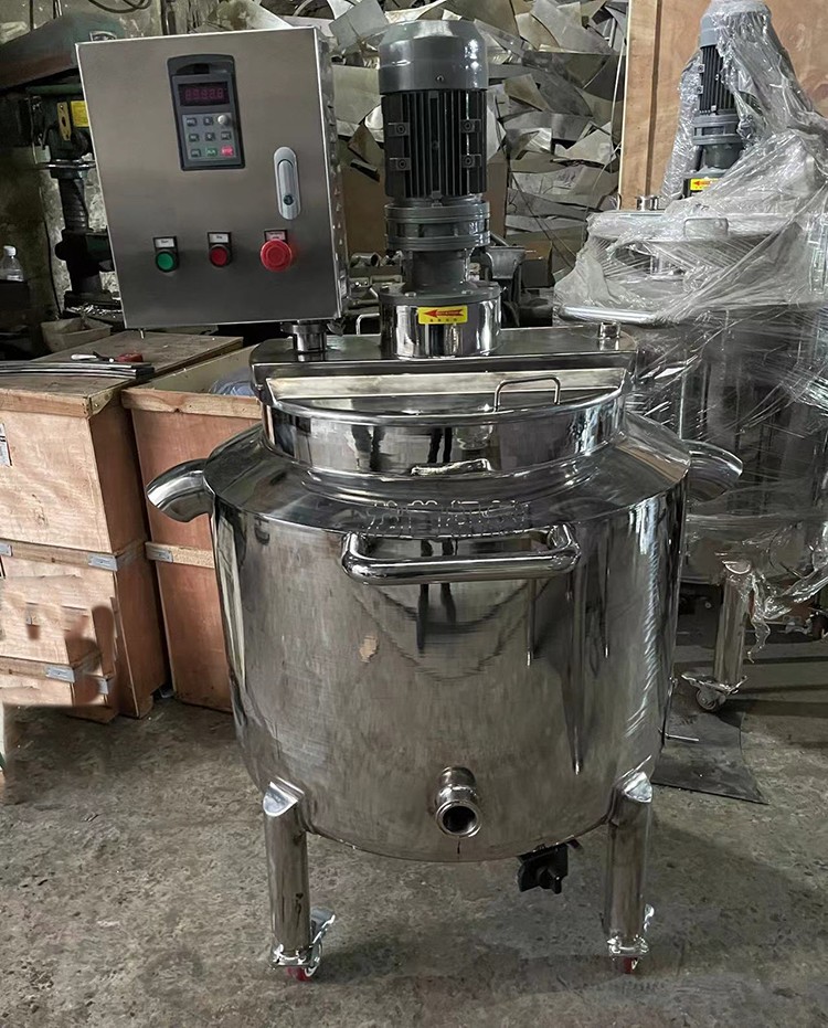 Coil heating mixing tank