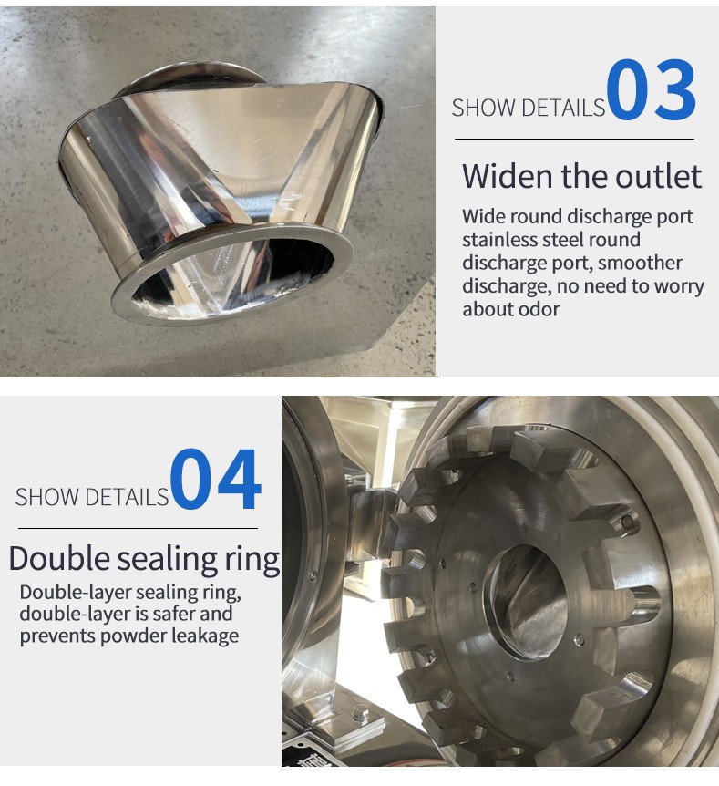 Hammer type stainless steel crusher