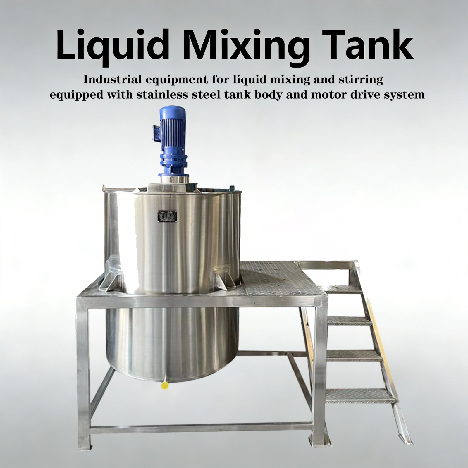 Steam heated mixing tank