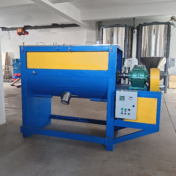 Stainless steel horizontal mixer