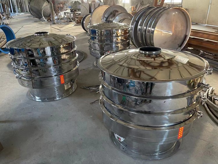 Food powder screening machine