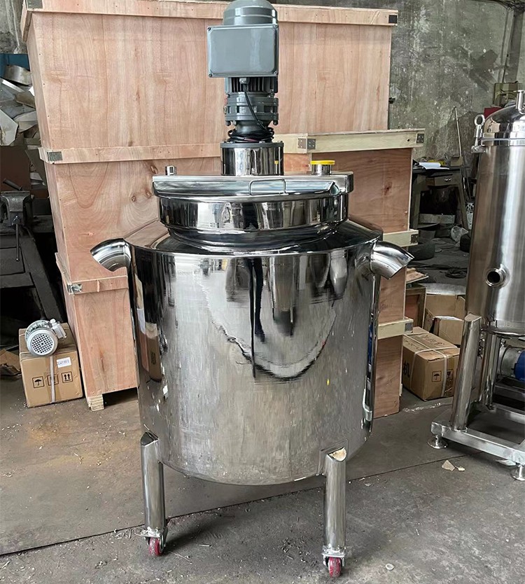 Coil heating mixing tank