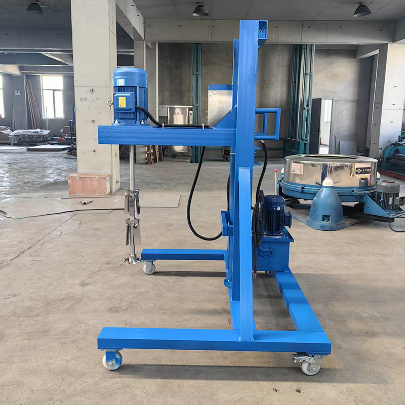 Hydraulic lifting mixer