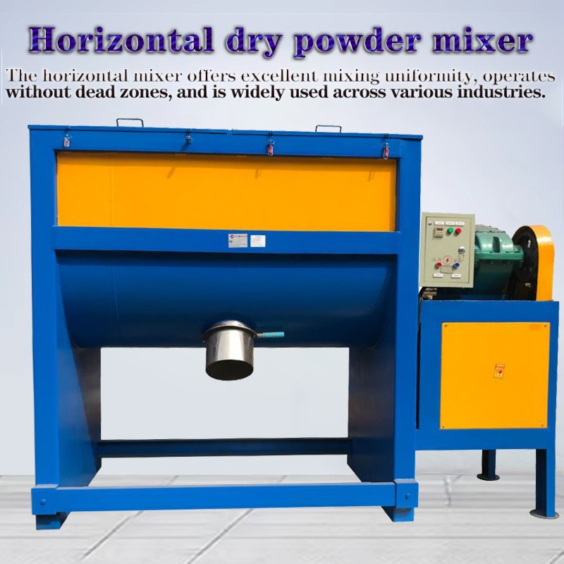 Double screw belt mixer