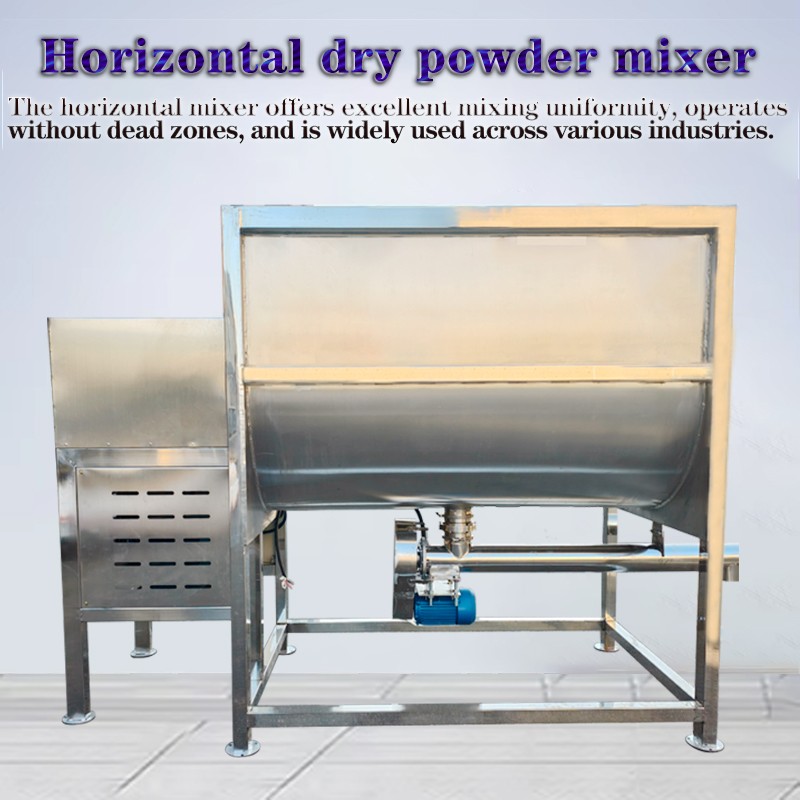 Double screw belt mixer