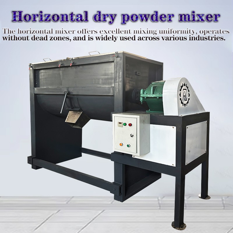 Double screw belt mixer