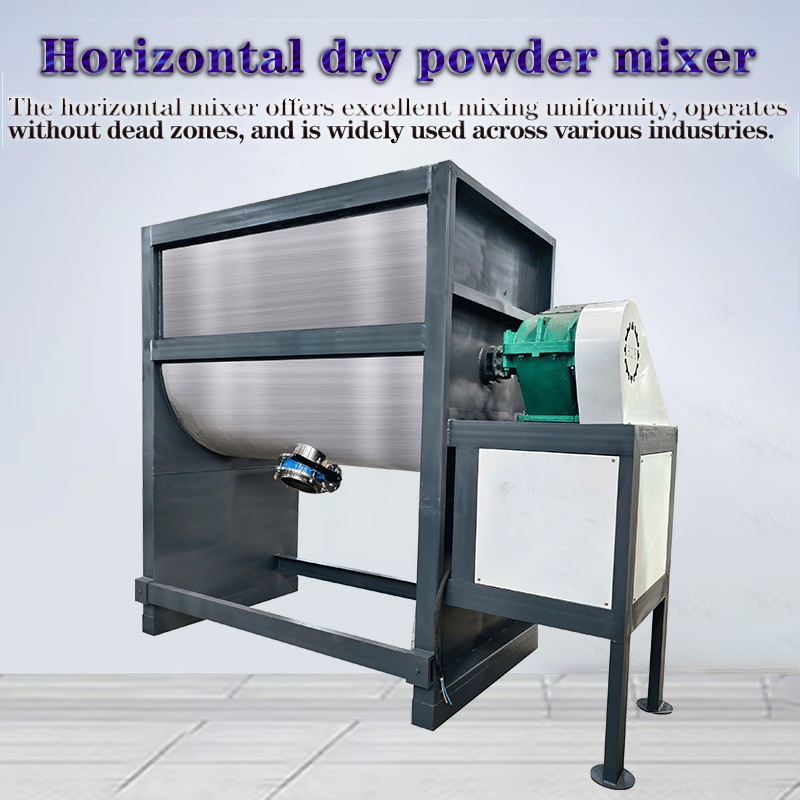 Stainless steel horizontal mixer