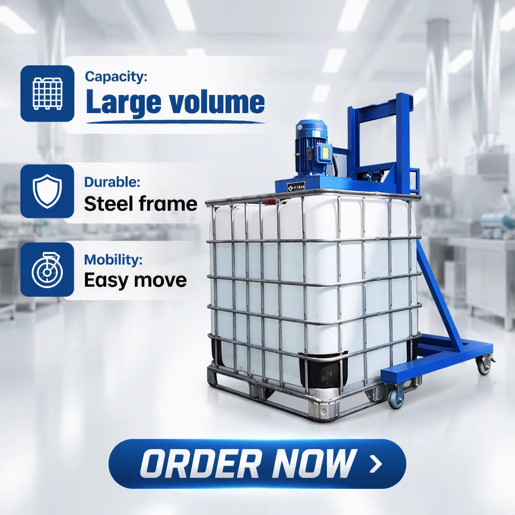 Stainless steel lifting mixer