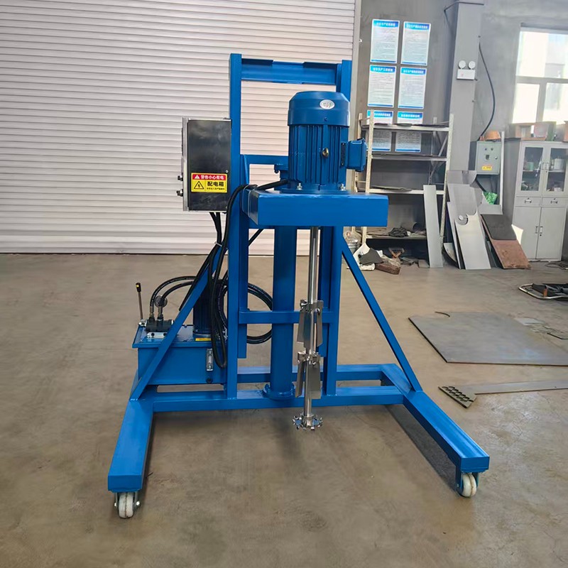 Hydraulic lifting mixer
