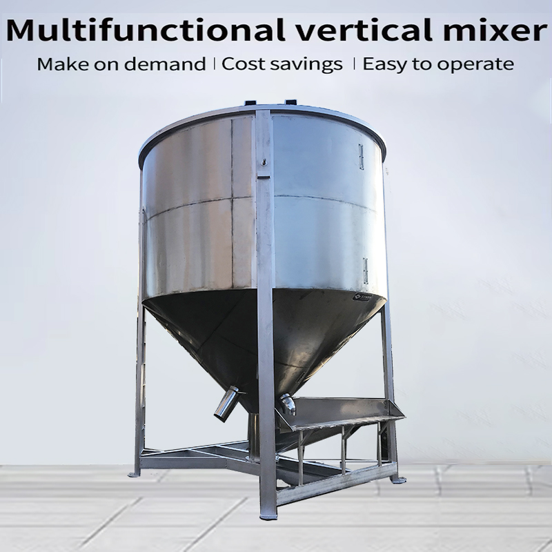 Vertical drying mixer