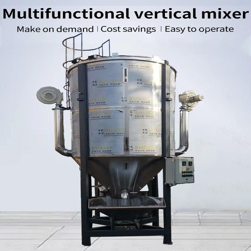 Plastic granule mixer
