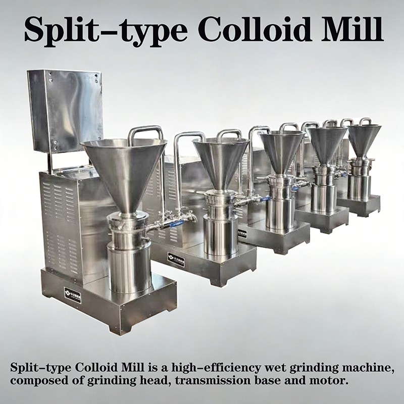 Split type circulating grinder