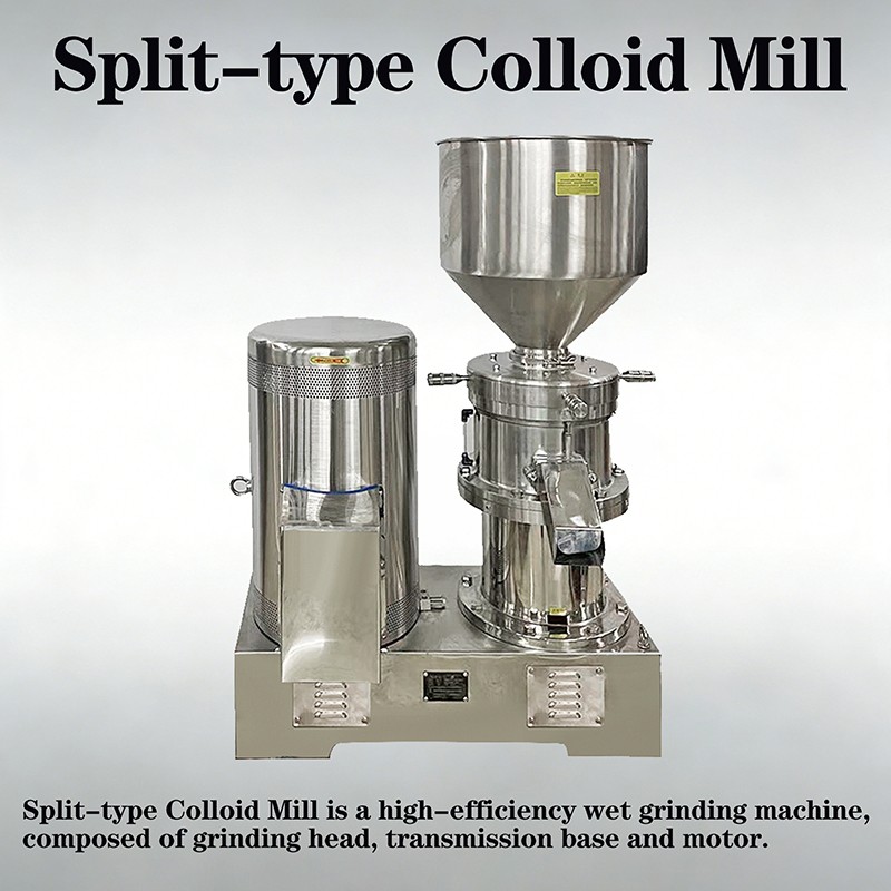 Split type circulating grinder
