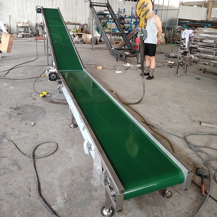 Horizontal turning mesh chain conveyor belt Horizontal turning mesh chain conveyor belt