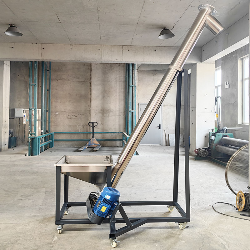 Stainless steel spiral feeding machine