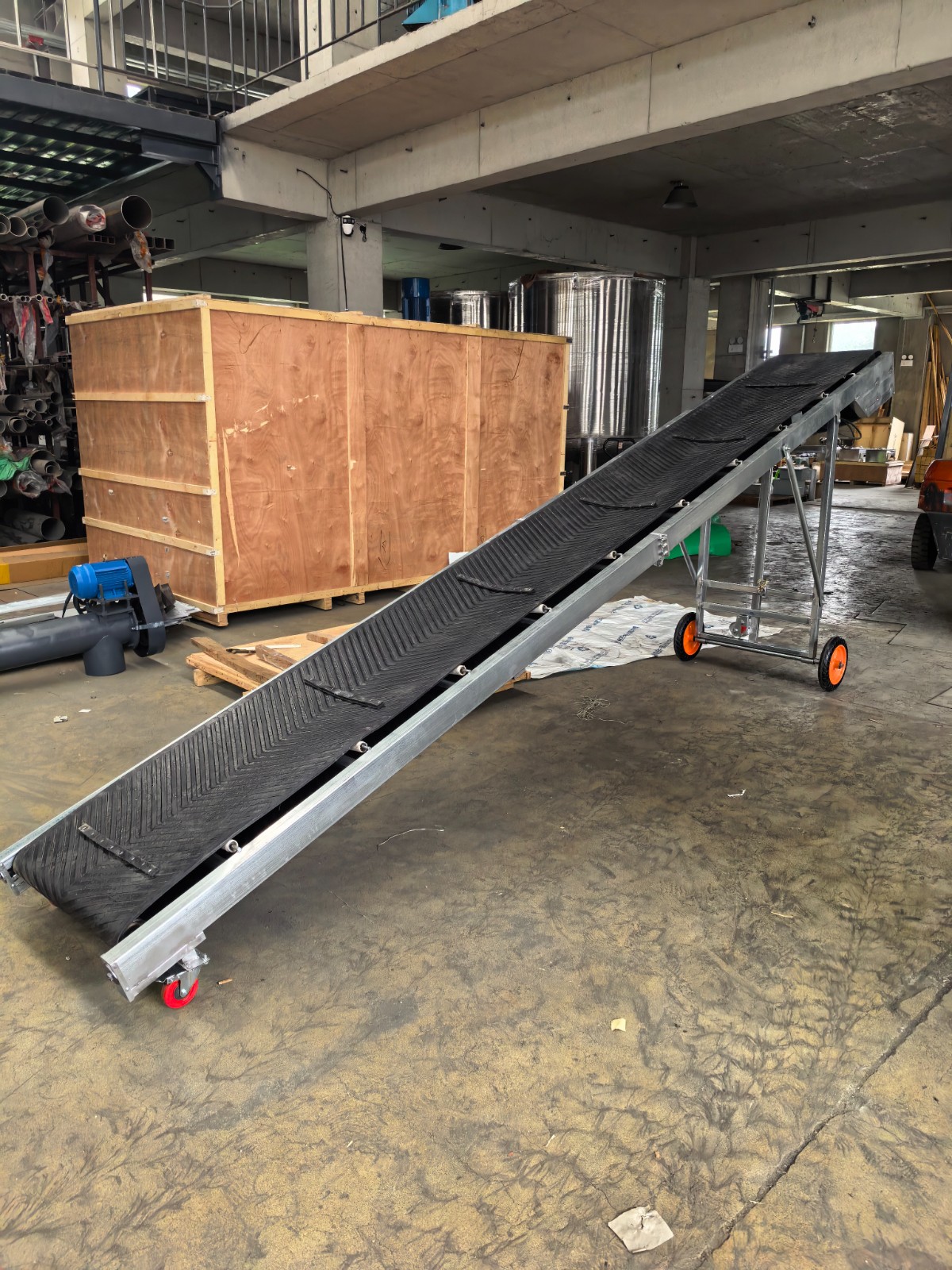 Aluminum profile conveyor belt
