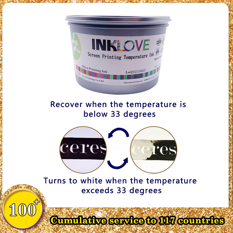 30 Degree Reversible Temperature Sensitive Ink