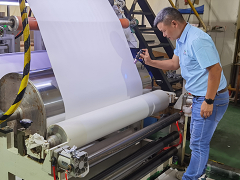 UV Görünmez Elyaflı Yapışkanlı Kağıt