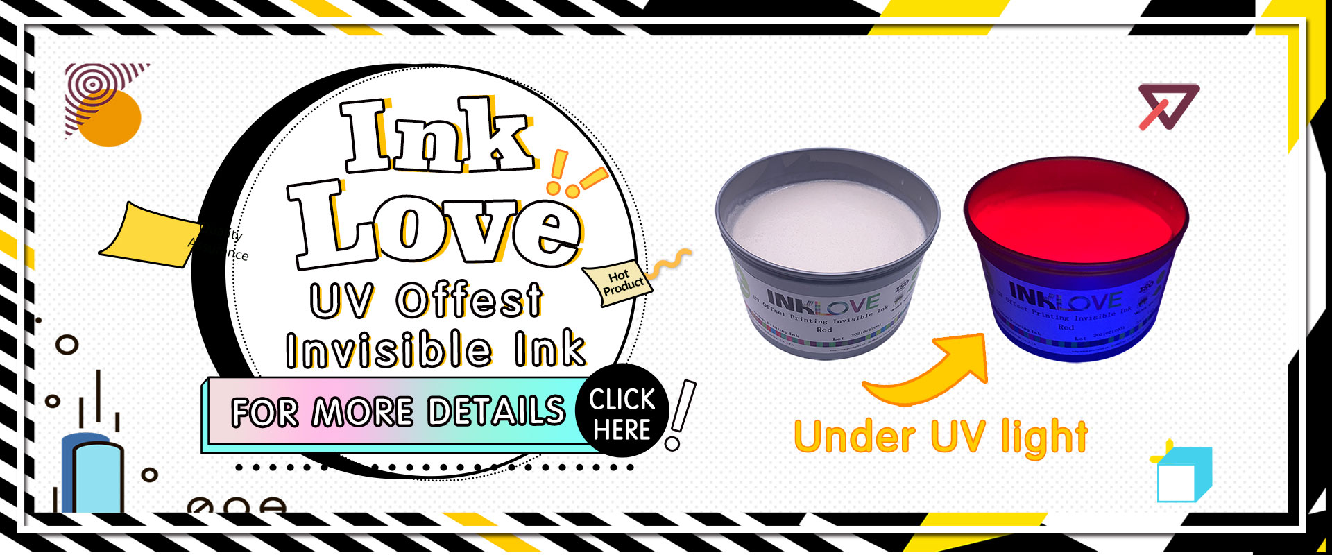 Tinta Inklove UV Invisitble Ink