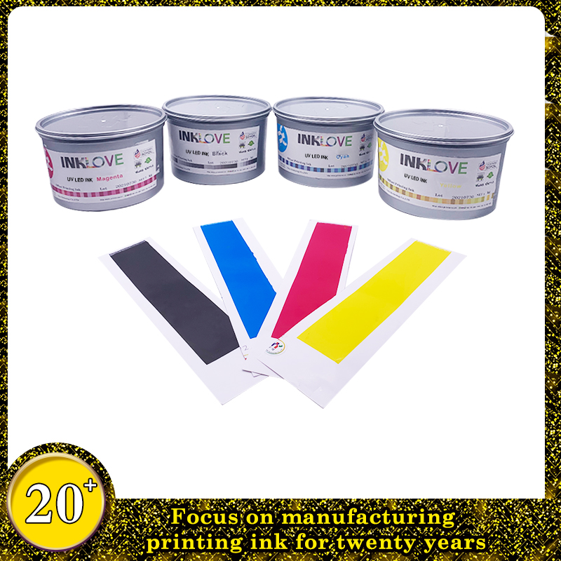 Couleur de tache d'encre LED offset UV