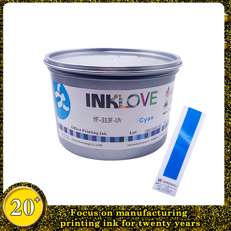 YF-313F UV Ink for Offset Printing CMYK