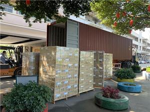 Continuer à charger le conteneur en octobre