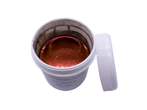 Optical Variable Ink--YY1 Red to Gold
