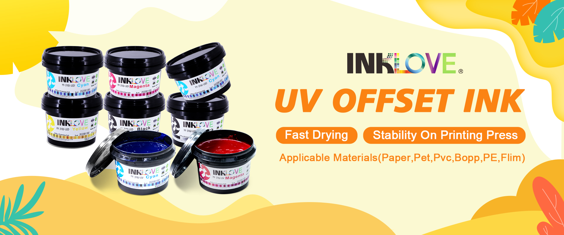 Cerneală offset UV Inklove