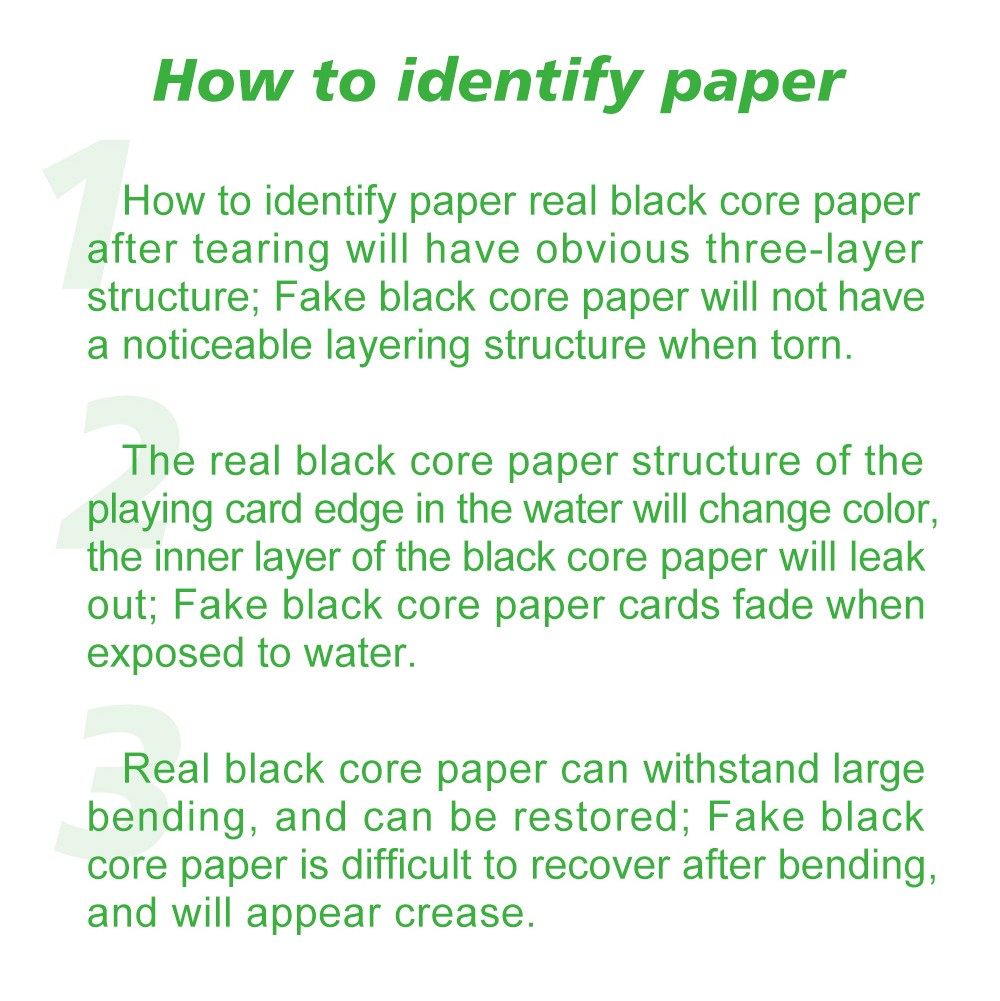 Paper With Black Layer