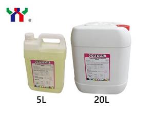 Quel est le rôle de la solution de mouillage dans l'impression ?