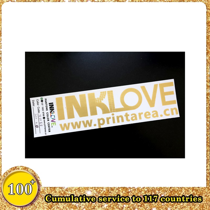 Redish Gold Silk Screen Printing Ink - Vibrant Metallic Effect for Plastic and Paper