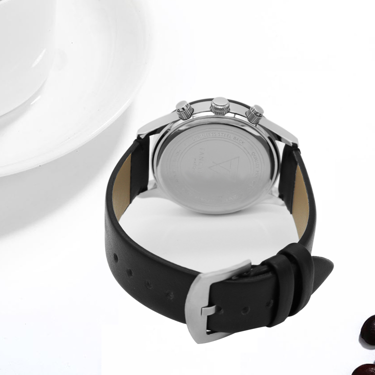 Black Leather Quartz Analog Wrist Watch Manufacturers, Black Leather Quartz Analog Wrist Watch Factory, Supply Black Leather Quartz Analog Wrist Watch