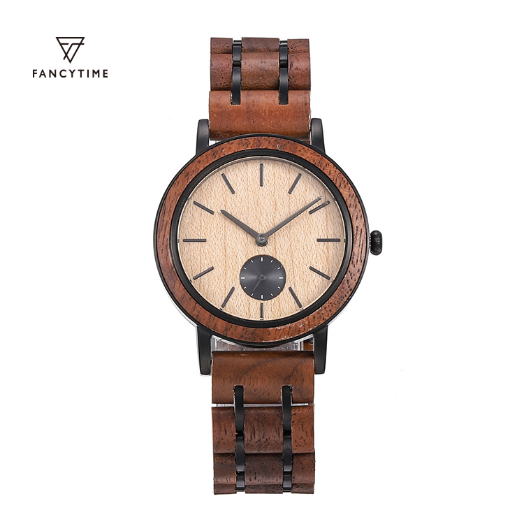 Luxury Men Dress Wood Grain Wooden Watches