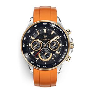 Silicone strap men quartz watch