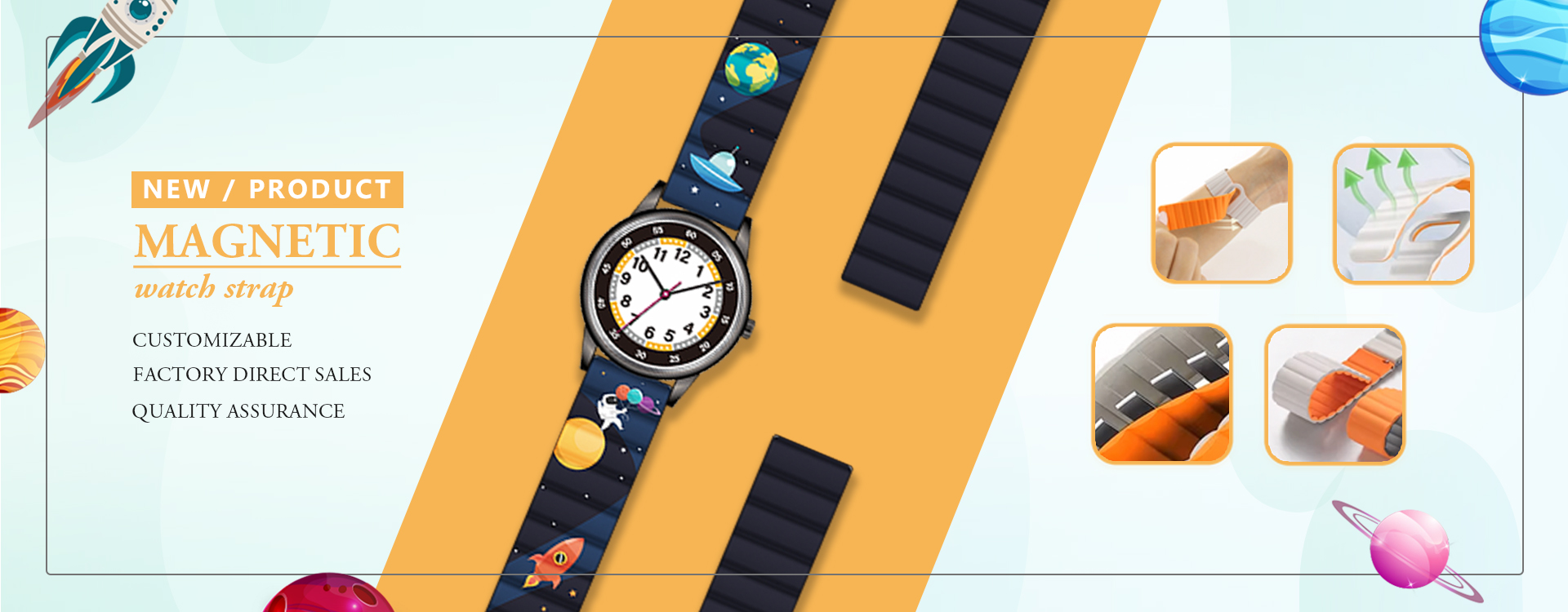Montres magnétiques pour enfants