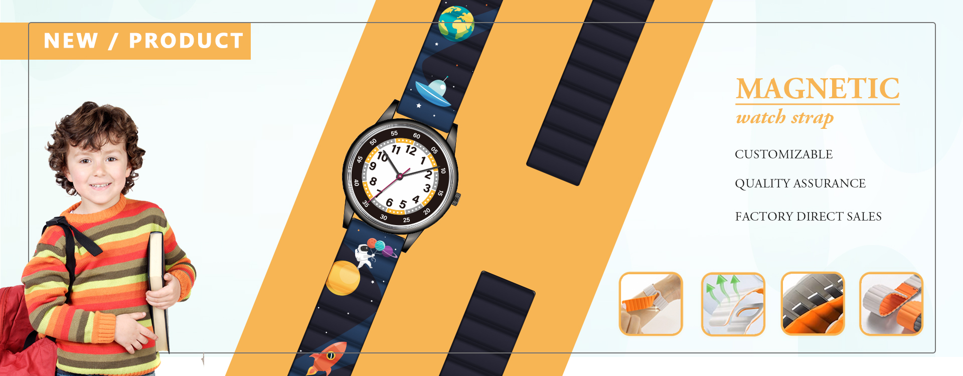 Magnetic Kid Watches