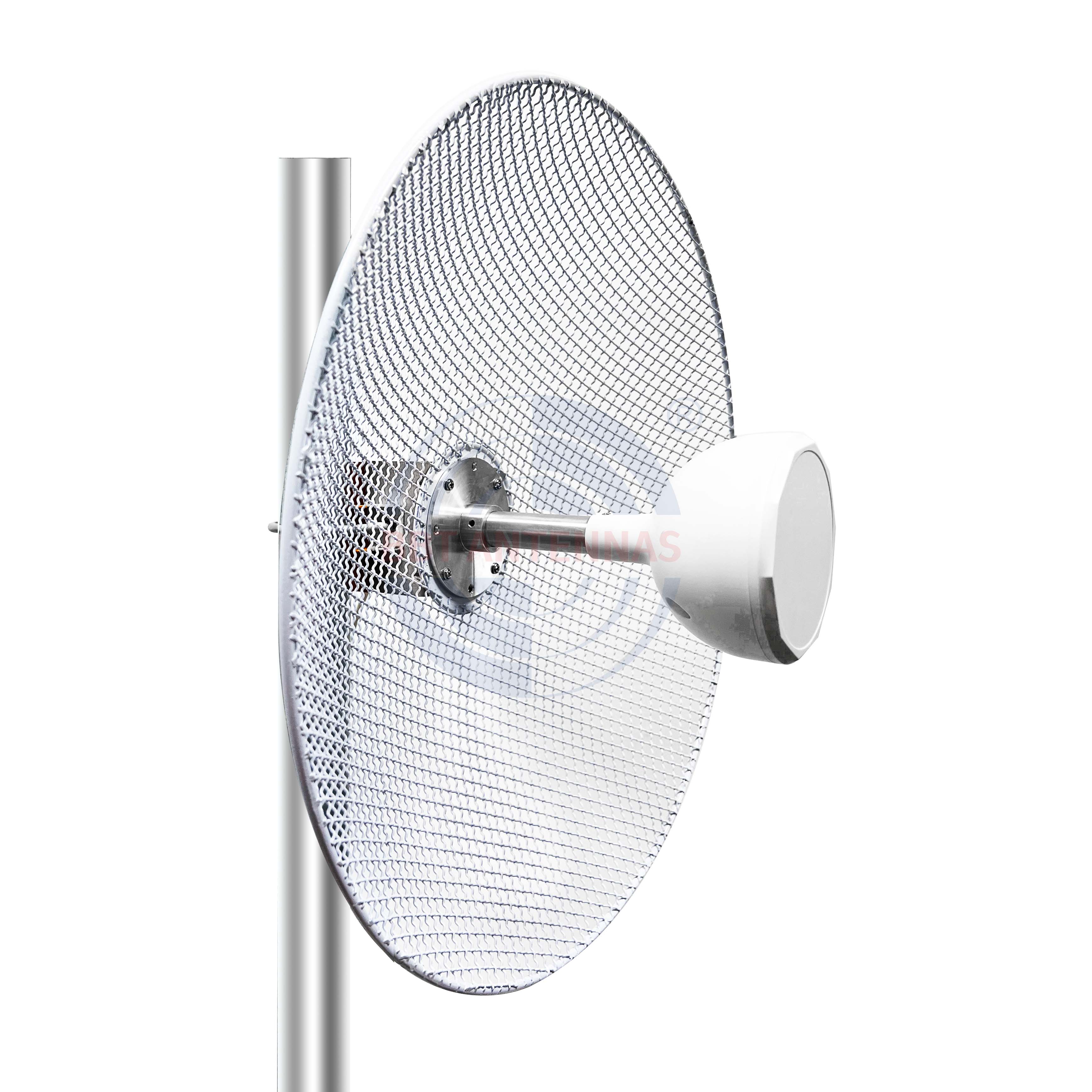 High Performance Communication Long Distance 22dBi*2 Mesh Outdoor Mimo 4G 5G Parabolic Antennas