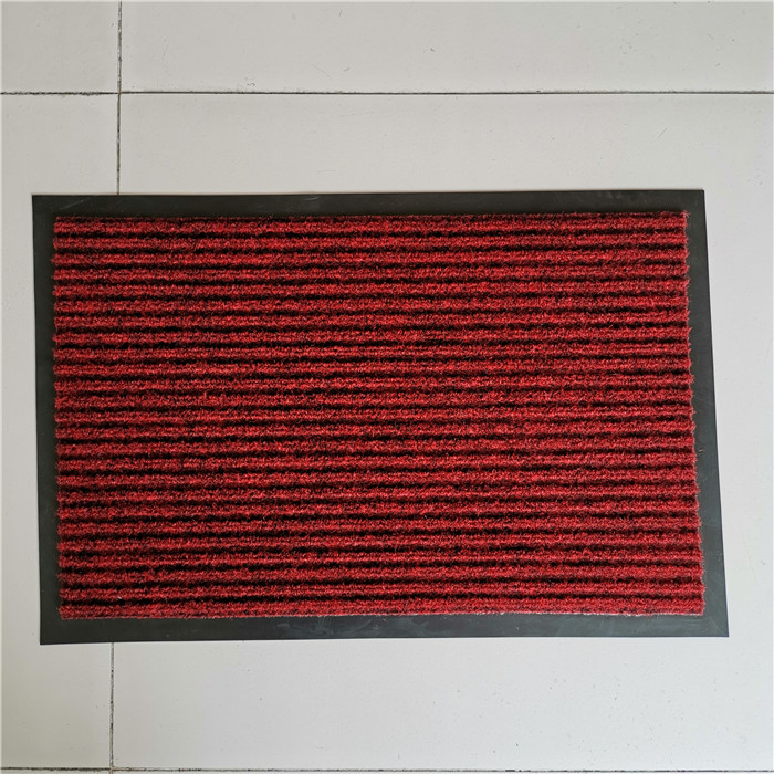 rubber backed mat